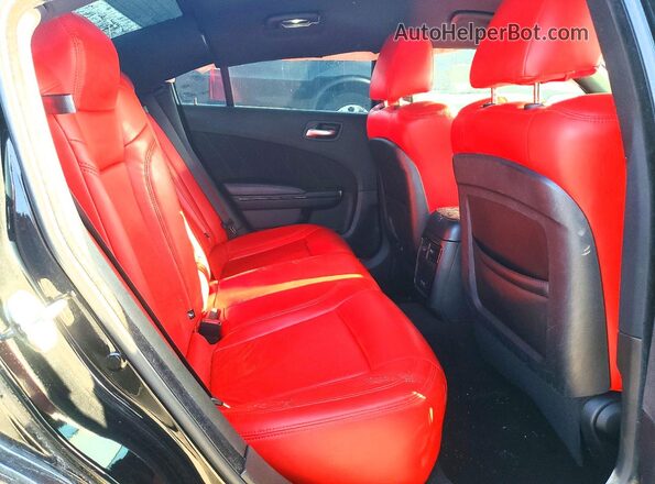 2C3CDXCT7MH650126 2021 DODGE CHARGER Black Rear interior view