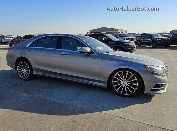 WDDUG8CB0GA214053 2016 MERCEDES-BENZ S-CLASS Серебряный Вид спереди