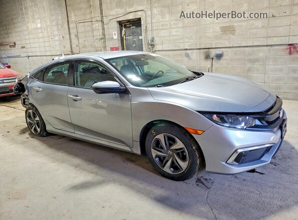 19XFC2F62KE027560 2019 HONDA CIVIC Серебряный Передняя правая четверть