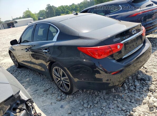 JN1EV7APXGM302266 2016 INFINITI Q50 Черный Задняя правая четверть