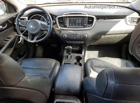 5XYPHDA51HG203607 2017 KIA SORENTO Gray Widok zestawu wskaźników