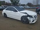 2019 Mercedes Amg C 43 White vin: 55SWF6EB8KU300135