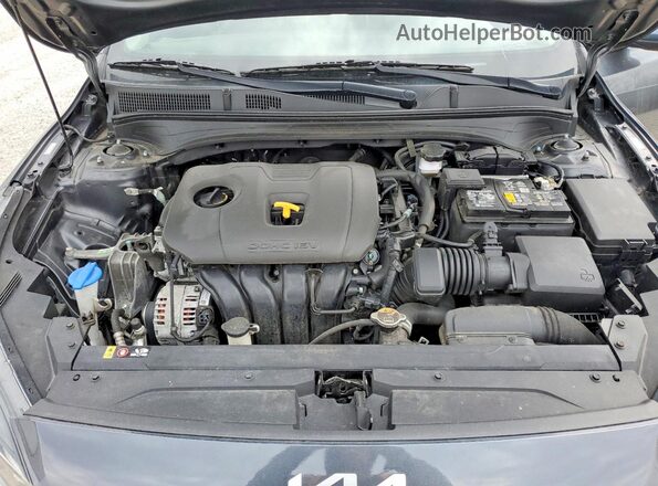 3KPF24AD7NE500300 2022 KIA FORTE Gray Widok komory silnika