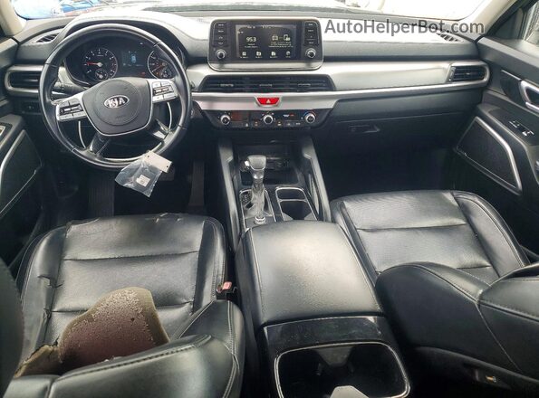 5XYP24HC3MG143877 2021 KIA TELLURIDE Black Widok zestawu wskaźników