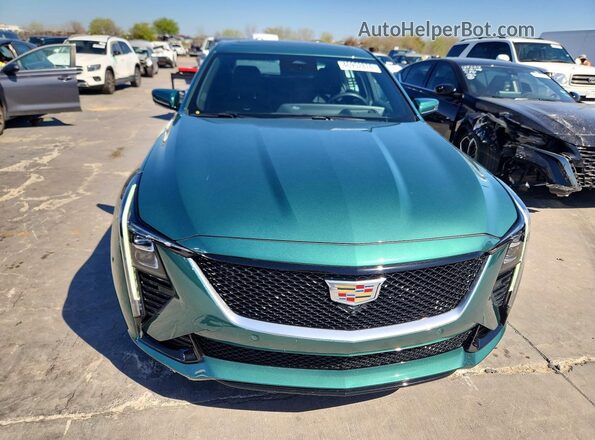 1G6DV5RW7S0106734 2025 CADILLAC CT5 Green Widok z tyłu