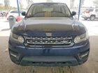 2016 Land Rover Range Rover Sport Hse Blue vin: SALWR2VF6GA557016
