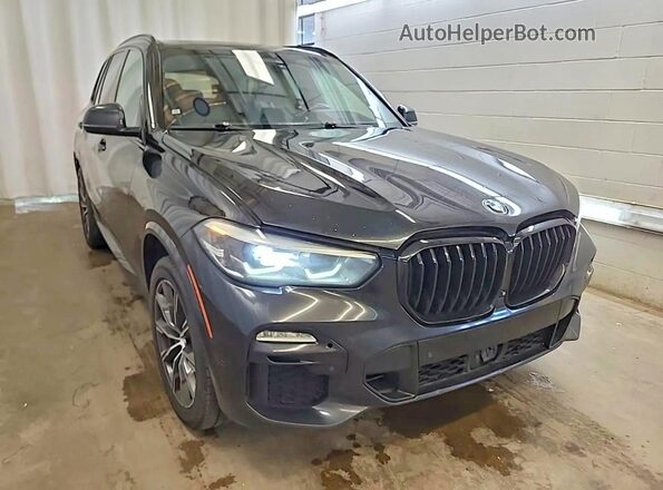 5UXJU4C01M9F71043 2021 BMW X5 Black უკანა მარცხენა