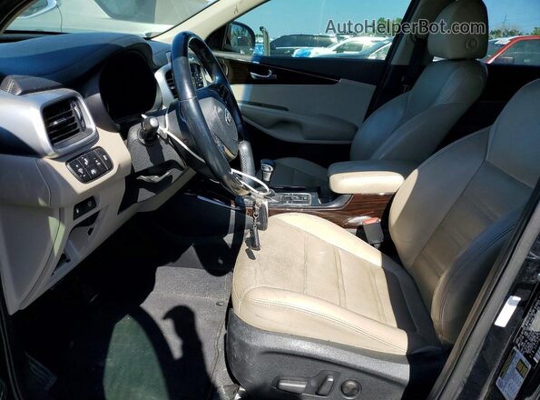 5XYPH4A51KG453369 2019 KIA SORENTO Черный Вид панели приборов
