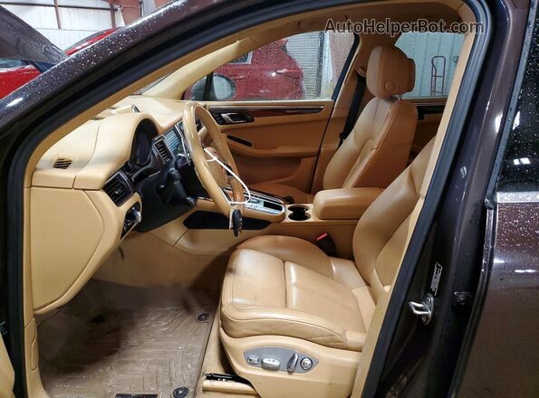 WP1AB2A55GLB52707 2016 PORSCHE MACAN Коричневый Вид панели приборов