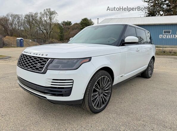 SALGS5RE9KA537606 2019 LAND ROVER RANGE White Tył prawy