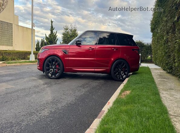 SALWS2RU0LA708214 2020 LAND ROVER RANGE Красный Передняя правая четверть