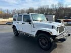 2017 Jeep Wrangler Unlimited Sahara White vin: 1C4BJWEG9HL537281