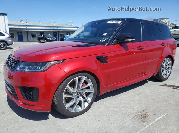 SALWV2SV0KA423523 2019 LAND ROVER RANGE Красный Задняя левая четверть