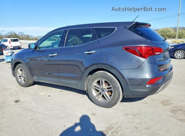 5XYZT3LB2JG523996 2018 HYUNDAI SANTA FE Серый Задняя правая четверть