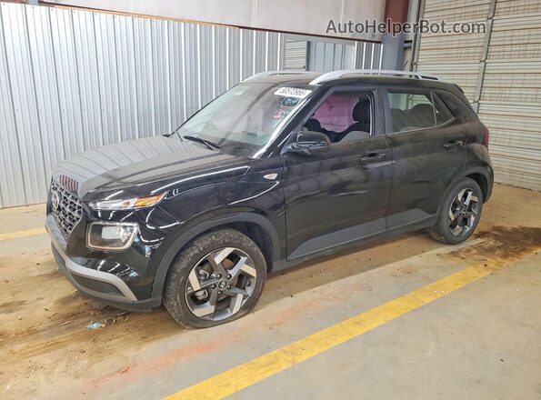 KMHRC8A37SU368866 2025 HYUNDAI VENUE Черный Передняя левая четверть