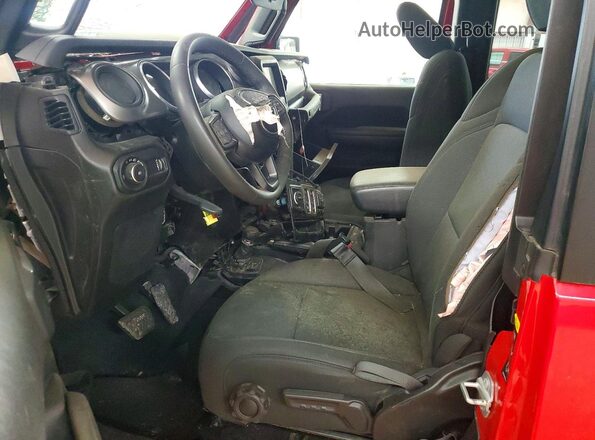 1C4GJXAN9PW636373 2023 JEEP WRANGLER Красный Вид панели приборов