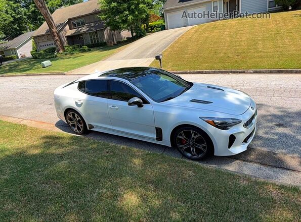 KNAE45LCXK6061463 2019 KIA STINGER Белый Задняя левая четверть