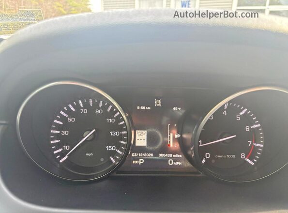 SALCR2BG4GH590300 2016 LAND ROVER DISCOVERY Бордовый Вид щитка приборов