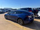 2022 Tesla Model 3 Blue vin: 5YJ3E1EB0NF242147