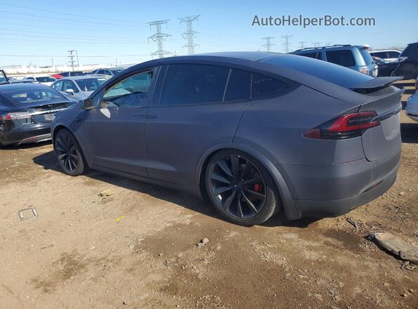 5YJXCBE42HF051834 2017 TESLA MODEL Серый Задняя правая четверть