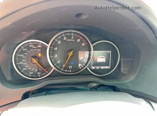 JF1ZCAC18J8603005 2018 SUBARU BRZ Черный Вид щитка приборов