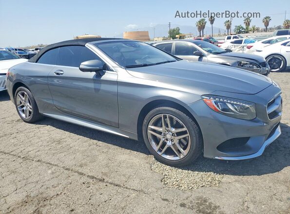 WDDXK8CB0HA024959 2017 MERCEDES-BENZ S Серый Вид спереди