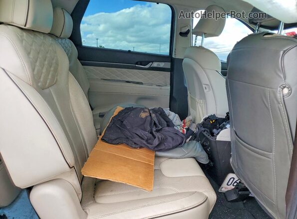 KM8R54HEXLU120672 2020 HYUNDAI PALISADE Черный Вид подкапотного пространства