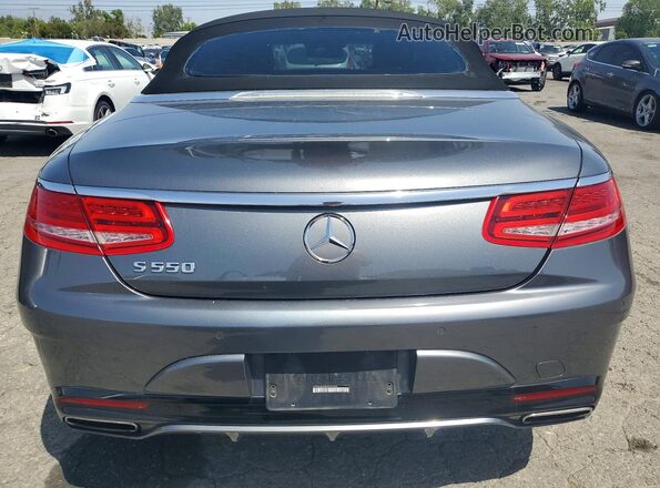 WDDXK8CB0HA024959 2017 MERCEDES-BENZ S Серый Вид салона спереди
