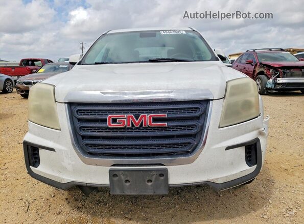 2GKALMEK5H6242206 2017 GMC TERRAIN Белый Вид сзади