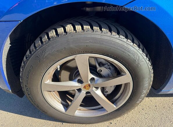 WP1AB2A50JLB34798 2018 PORSCHE MACAN Синий Панорамный вид салона 360°