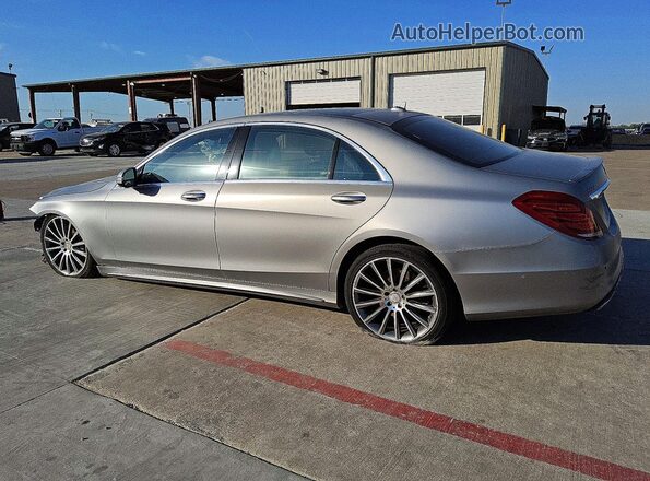 WDDUG8CB0GA214053 2016 MERCEDES-BENZ S-CLASS Серебряный Задняя правая четверть