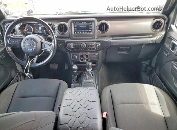 1C6HJTAG3ML550477 2021 JEEP GLADIATOR Silver Вид панелі приладів