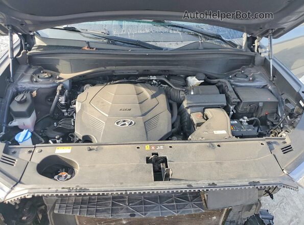 KM8R4DHE9MU278344 2021 HYUNDAI PALISADE Угольный Вид наклейки с VIN-кодом