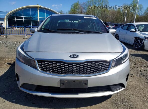 3KPFK4A74JE219463 2018 KIA FORTE Серебряный Вид сзади