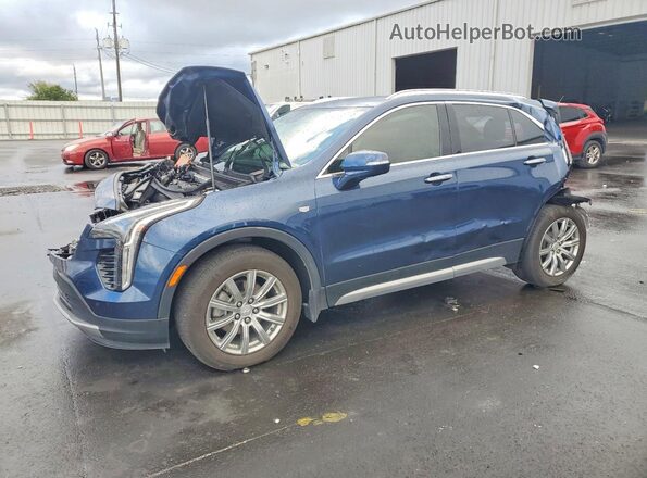 1GYFZCR43MF028086 2021 CADILLAC XT4 Синий Задняя левая четверть