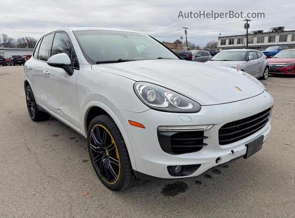 WP1AA2A21JKA02261 2018 PORSCHE CAYENNE Белый Задняя левая четверть