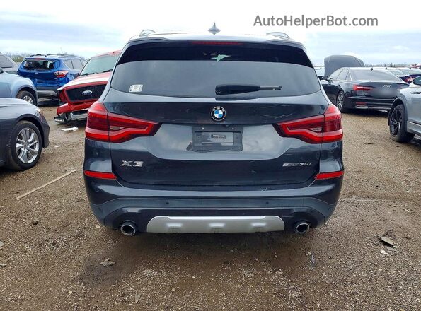 5UXTY3C09M9H28390 2021 BMW X3 Черный Вид салона спереди