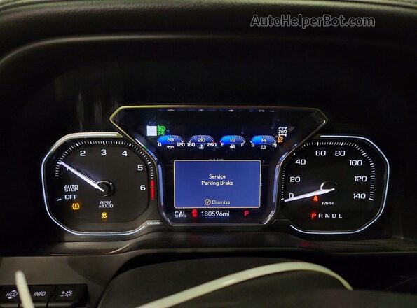 3GTP9EEL8KG113746 2019 GMC SIERRA Черный Вид щитка приборов