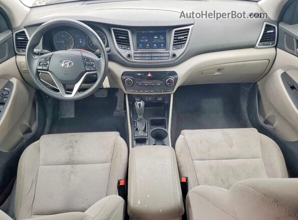 KM8J3CA46JU768005 2018 HYUNDAI TUCSON Белый Вид щитка приборов