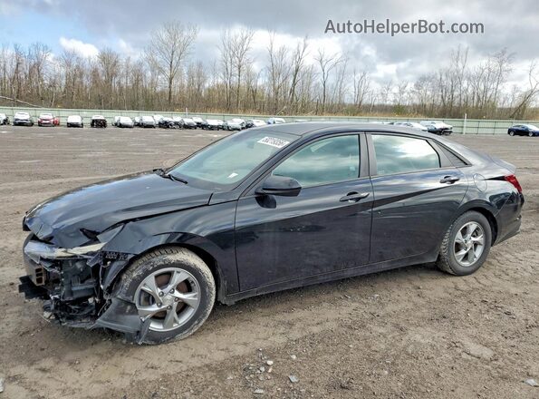 5NPLL4AG0MH050591 2021 HYUNDAI ELANTRA Black Задня ліва чверть