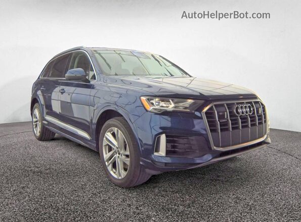 WA1LXBF79ND006740 2022 AUDI Q7 Blue Przód lewy