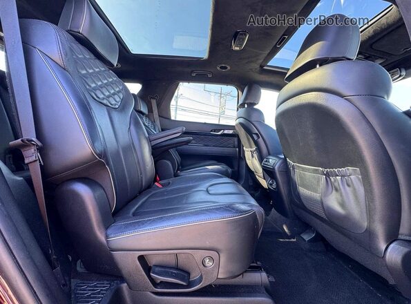 KM8R5DHE5LU071297 2020 HYUNDAI PALISADE Бордовый Вид салона спереди