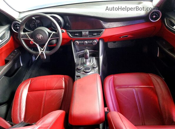 ZARFAEBN1J7593122 2018 ALFA ROMEO GIULIA Черный Вид щитка приборов