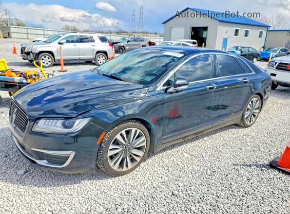 3LN6L5F97JR615324 2018 LINCOLN MKZ Черный Задняя левая четверть