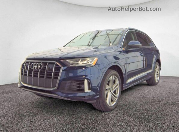 WA1LXBF79ND006740 2022 AUDI Q7 Blue Tył lewy