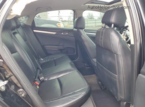 2HGFC1F75GH647318 2016 HONDA CIVIC Black Vista de los asientos traseros