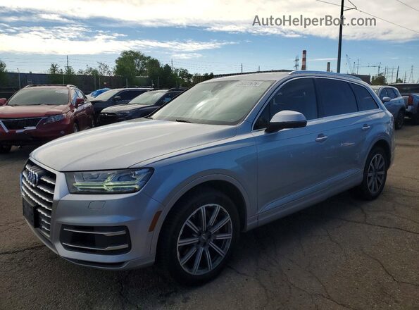 WA1LAAF75JD052555 2018 AUDI Q7 Silver Front left
