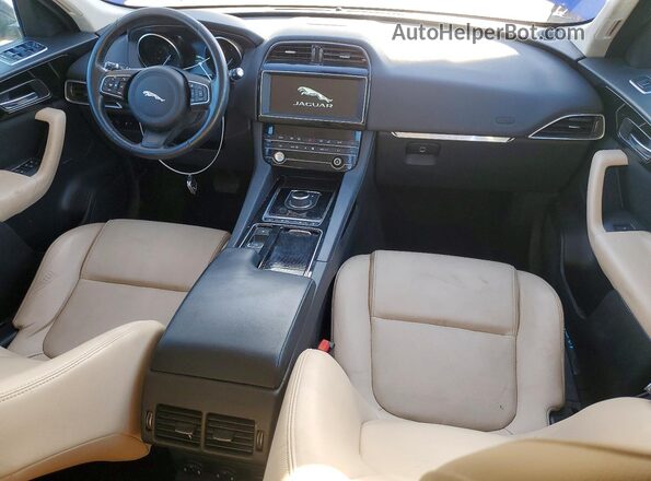 SADCJ2FX8LA633102 2020 JAGUAR F-PACE Blue Widok zestawu wskaźników