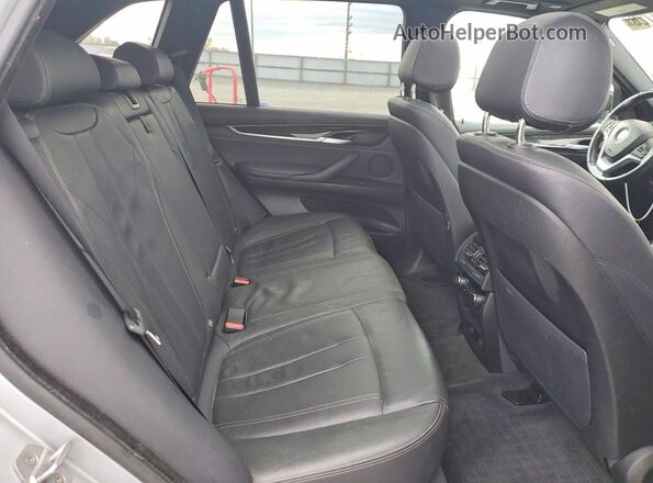 5UXKT0C33H0V95734 2017 BMW X5 Silver Вид підкапотного простору