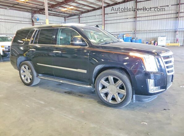 1GYS4BKJ7JR395770 2018 CADILLAC ESCALADE Черный Вид спереди